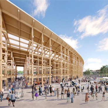 Artist's view of the Ring, the symbol of Expo 2025 Osaka