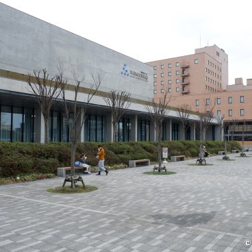 Akita Prefectural Art Museum, Outdoor view on the building