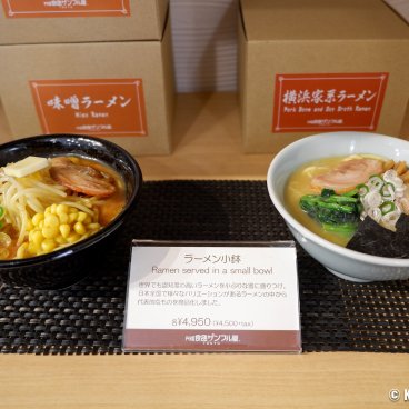 Kappabashi-dori (Tokyo), Ramen bowls wax replicas 2