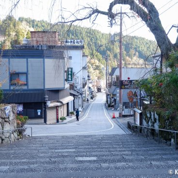 Minobu (Yamanashi, Mount Fuji), Traditional street near Kuon-ji temple