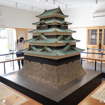 Kokyo Higashi Gyoen (Tokyo), exhibition of Edo Castle model