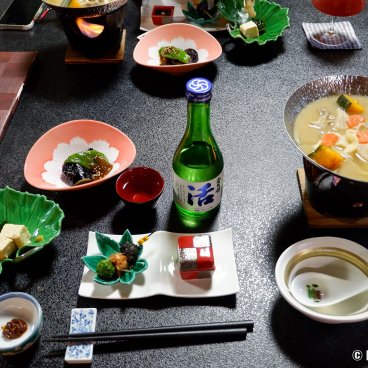 Kakurinbo (Minobu, Mount Fuji), Traditional vegetarian dinner