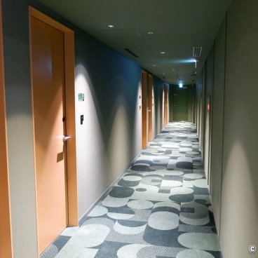 The Royal Park Hotel Ginza 6-chome (Tokyo), Corridor to the rooms