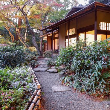 Shirokanedai (Tokyo), Kouka Teahouse in the garden of the Teien Art Museum
