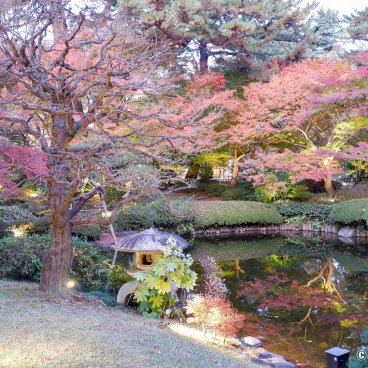 Shirokanedai (Tokyo), Koyo garden in fall at the Tokyo Metropolitan Teien Art Museum
