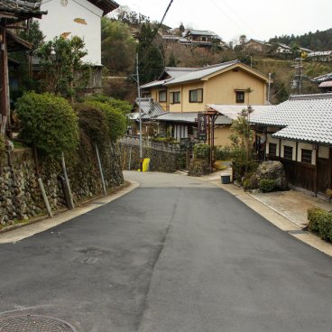 Takao (Kyoto), Houses in a street of the village