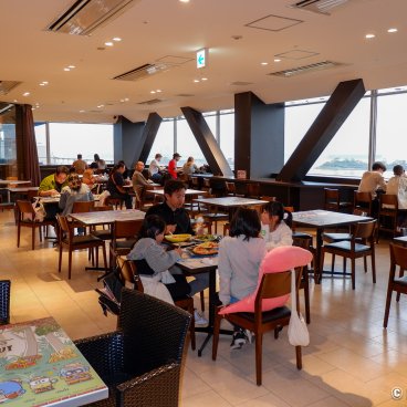 Tokyo Joypolis (Odaiba), Frame Cafe panoramic café