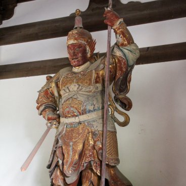 Manpuku-ji (Uji), Statue of a guardian deity