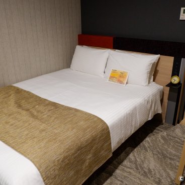 Almont Hotel Nippori (Tokyo), Bed in the Moderate Semi Double room