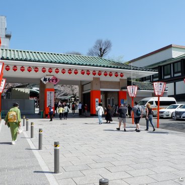 Gion Kagai Art Museum (Kyoto), Entrance of Gion Kobu Kaburenjo theater in spring