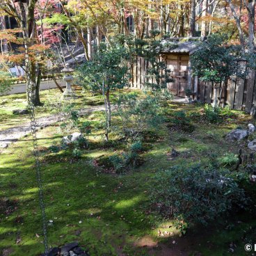Kozan-ji (Takao, Kyoto), Inner garden of the Sekisui-in pavilion in autumn 2
