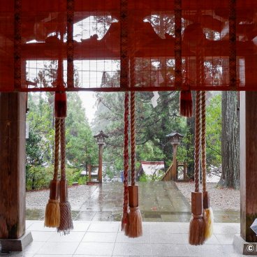 Oga Peninsula (Akita), Main hall of Shinzan-jinja shrine 3