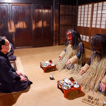 Oga Peninsula (Akita), Namahage performance at the Oga Shinzan Folklore Museum