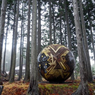 Oga Peninsula (Akita), Artworks displayed near the Namahage Museum