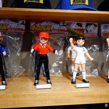 gol. STORE TSUBASA (Tokyo), Figurines from Captain Tsubasa manga