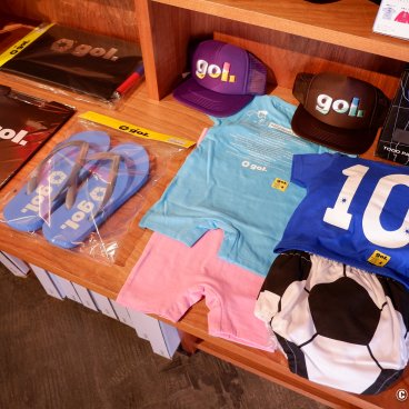 gol. STORE TSUBASA (Tokyo), Soccer clothing shelf