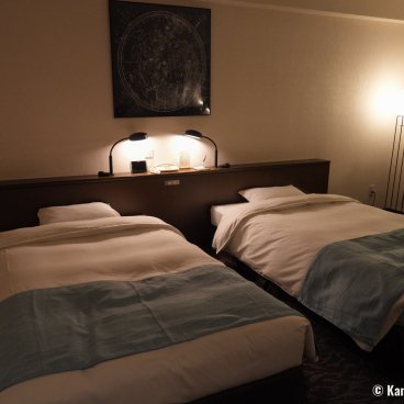 Tanegashima (Kyushu), A room at Iwasaki Hotel in the south of the island