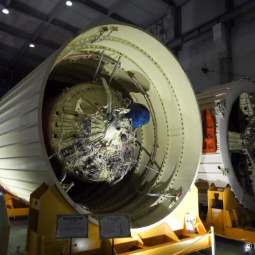 Tanegashima Space Center, A rocket's reactor in Rocket Garage