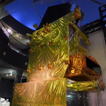 Tanegashima Space Center, Satellite display in the museum