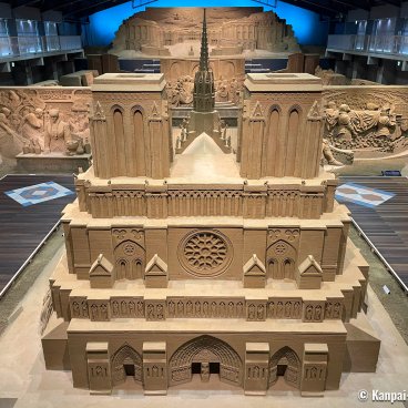 Sand Museum (Tottori), Sand sculpture of Paris Notre-Dame in 2024