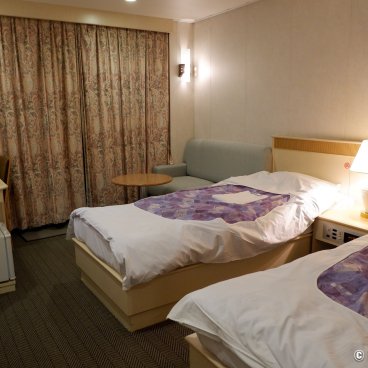 Shin Nihonkai Ferry, Deluxe Room A on the Hamanasu (Maizuru-Otaru cruise)