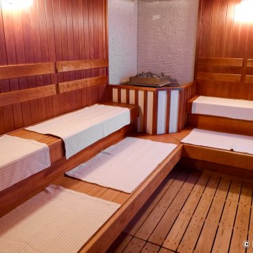 Shin Nihonkai Ferry, Sauna facility on the Lavender (Niigata-Otaru cruise)