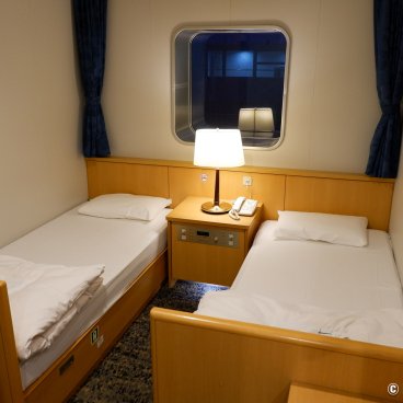Shin Nihonkai Ferry, State Room A on the Lavender (Niigata-Otaru cruise)