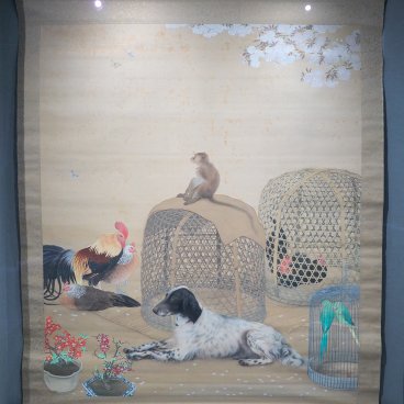 Fukuda Art Museum (Kyoto), Animal painting on a kakemono