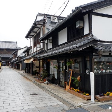 Nagahama, Street of Kurokabe traditional shopping district