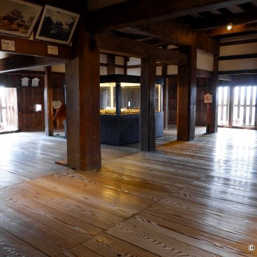 Maruoka Castle (Fukui), Exhibition room inside the keep