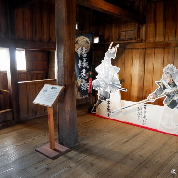 Maruoka Castle (Fukui), Honda Clansmen as anime characters