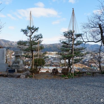 Maruoka Castle (Fukui), View from the castle's Honmaru enclosure