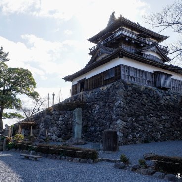 Maruoka Castle (Fukui), General view of the wooden keep 3