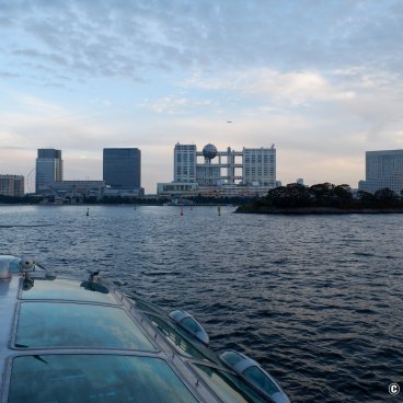 Hotaluna Cruise (Tokyo), View on Odaiba from the ship