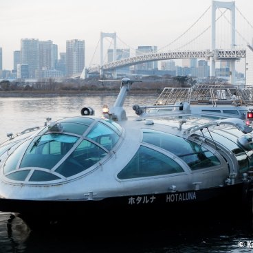 Hotaluna Cruise (Tokyo), The ship moored at Odaiba Seaside Park 2