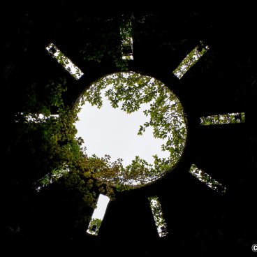 Makino Botanical Garden (Kochi), Zenithal natural lighting at the entrance of the Conservatory