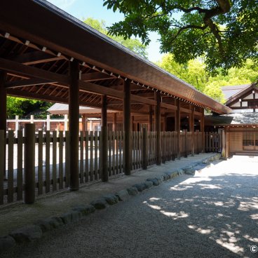 Atsuta-jingu (Nagoya), View on the shrine's main sacred enclosure