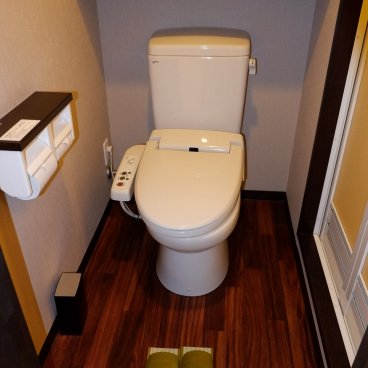 Hida Hanasatonoyu Takayama Ouan, Toilet in the Japanese-style Deluxe double room