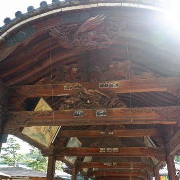 Zentsu-ji (Shikoku), Corridor leading to Miei-do Pavilion, Sai-in Tanjo-in enclosure