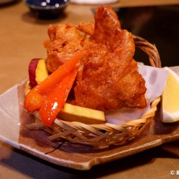 Guenpin Kagurazaka (Tokyo), Fugu served in fried karaage