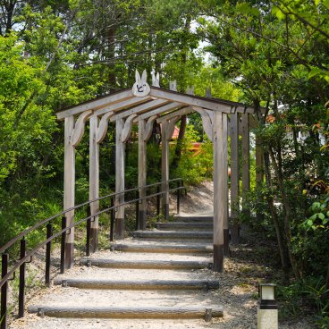 Ghibli Park (Nagoya), Stairway to Dondoko-do temple in Dondoko Forest