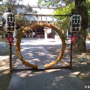 Toshincho Hikawa-jinja (Tokyo), Chinowa grass ring for Nagoshi no Harae (June 30th) 2
