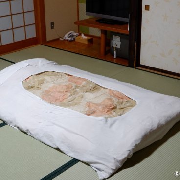 Seiko Grand Hotel (Oga Peninsula, Akita), Japanese room with futon bedding