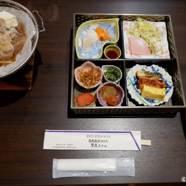 Seiko Grand Hotel (Oga Peninsula, Akita), Traditional Japanese breakfast served at the restaurant