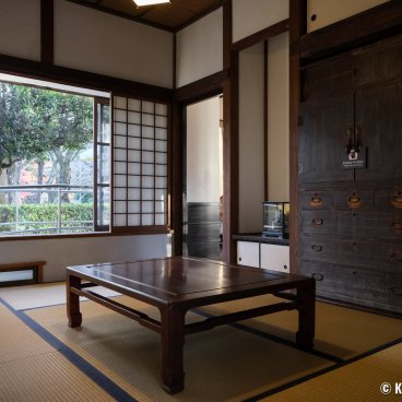 Edo-Tokyo Open-Air Architectural Museum, Tatami room at Tokiwadai Photo Studio (1937)