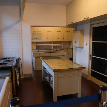 Edo-Tokyo Open-Air Architectural Museum, Kitchen in the Hachirouemon Mitsui Residence (1952)