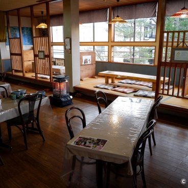 Shokudo Inaho (Kakunodate), View of the seatings in the restaurant
