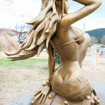 One Piece Kumamoto Revival Project (Kyushu), Statue of Nami in Nishihara
