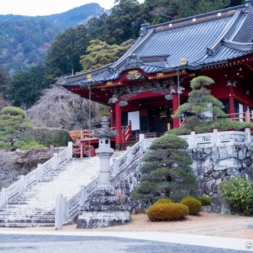 Kuon-ji (Minobu), Goshinkotsu-do's Haiden cult pavilion