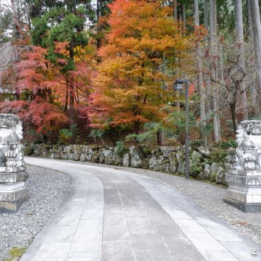 Kuon-ji (Minobu), Walking path to Nichiren Shonin Mausoleum